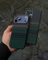قاب کربن بافت دارک گرین Dark Green