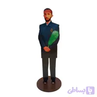 استند(شهید حدادیان) تندیس کوچک رومیزی قابل استفاده به صورت دکوری در محل کارومنزل کد 20700623