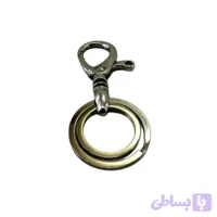 جاکلیدی قلاب دار ماشه ای دو حلقه- کد 62472