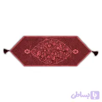 00103030-رانر طرح گلستان صورتی اندازه 35در100