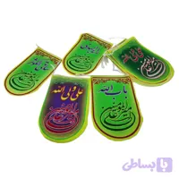 ریسه فلامنت سبز علوی عیدغدیر و میلاد علی ع-20در30سانت 6متری 14عددی کد 104148