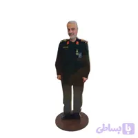 20700603-سردارسلیمانی/لباس نظامی/استند کوچک رومیزی