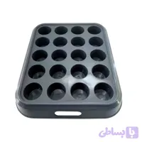 سینی جالیوان مجالس مربعی طوسی برای هیئت و مراسم اربعین حسینی-20حفره کد 102938