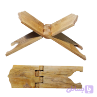 رحل قرآن چوبی رحل خانگی ساده بلند اندازه 10در38 کد 202152