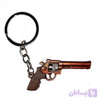 جاکلیدی جنگی کوچک طرح تفنگ کلت رنگ برنزی کد 10476117