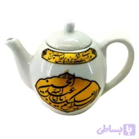 قوری کودک مذهبی طرح تذهیب یا اباعبدالله الحسین ع یا اباالفضل العباس ع-8در10در14 کد 103044