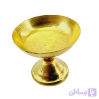 قندان برنجی نقلی-قطر 5.5 ارتفاع 5 قطر کف 4سانت کد 103504