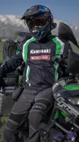 کاپشن موتورسواری تابستانه Kawasaki مدل Adventure