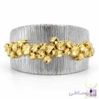 انگشتر طلا تراش کد ۴