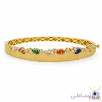 بنگل نگین دار مولتی کالر