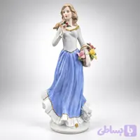 مجسمه چینی خانم سبد به دست