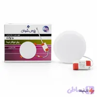 پنل توکار ۱۰ وات پارس شوان مدل تیدا سایزشو فول لایت (بسته 10 عددی)