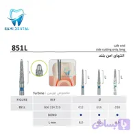 فرز الماسی انتهای امن بلند (Safe END) دور آبی جوتا کد: 851L.FG