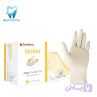 دستکش لاتکس کرنبری بدون پودر _ Cranberry Powder-Free Latex Gloves