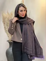 شال ژاکارد طرح مارک وارداتی
