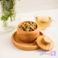قندان چوبی متین نیم وود