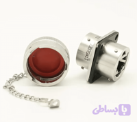 کانکتور RJ45 صنعتی ضد آب قفل شونده از دو طرف فلزی مدل YW122F01