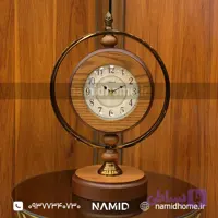 ساعت رومیزی چوبی آژمان منظومه مدل سایا