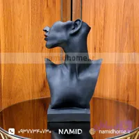 مجسمه دکوری و استند جواهرات مدل نیم رخ رنگ مشکی