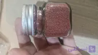 شمع پودری داخل جار مک کارتی با فیتیله چوبی