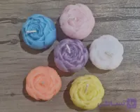 بسته ۲۰ تایی شمع گل پیونی کوچک