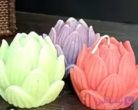 شمع گل لوتوس