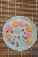 بشقاب گل ماندگار (شمع)