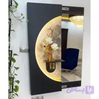 آینه قدی مخفی مدل ماه بهمراه گلدان (نوری)