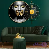 تابلو ساعت دکوراتیو مدل رزتی