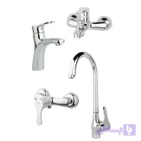 ست شیرآلات راسان مدل صدف مجموعه 4عددی