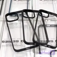 قاب شفاف دور مشکی مجیک ماسک Qseries مناسب آیفون 11 پرو | همراه اکسسوری