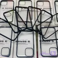قاب شفاف دور مشکی مجیک ماسک Qseries آیفون 14 پرو – همراه اکسسوری