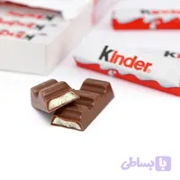 شکلات شیری کیندر -100 گرم بسته 2 عددی( هر عدد 8 تایی)