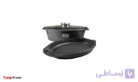 تابه مرغ پز گرانیت ام جی اس سایز 38 طرح ایتالیا