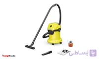 جاروبرقی آب و خاک كرشر مدل WD3