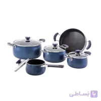 سرویس قابلمه کلاسیک 10 پارچه گرانیت کاج تفلون