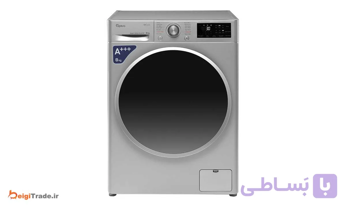 ماشین لباسشویی 8 کیلویی جی پلاس مدل L880