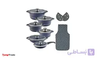 سرویس قابلمه 15 پارچه گرانیتی ام جی اس ایتالیا B