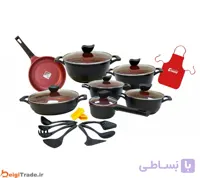 سرویس قابلمه 21 پارچه گرانیت کاندید فلورانس