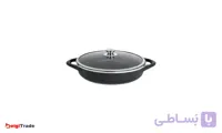 تابه دو دسته ام جی اس سایز 32 گرانیت طرح ایتالیا