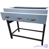 کباب پز گازی آهنی یک و نیم متر دهنه 50