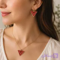 نیم ست میوکی 0 گوشواره و گردنبند)