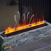 شومینه تبخیری مدل سنگ سلیس طول 100