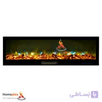 شومینه برقی سه بعدی فریم فلزی طول 130