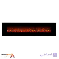 شومینه برقی مدل ال سی دی طول 200