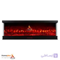 شومینه برقی سه بعدی سه طرفه طول 190