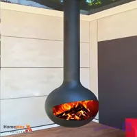 شومینه معلق گرد توپی