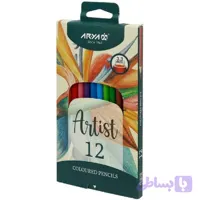 مداد رنگی 12 رنگ آریا مدل Artist