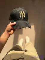 کلاه NY جنس کتان- کد 9