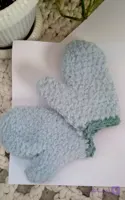 دستکش نرم بچهگانه دستبافت